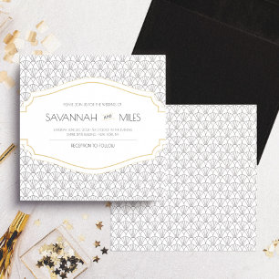 Art Deco Lijst Square Weddenschap Kaart