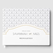 Art Deco Lijst Weddenschap Gastenboek (Voorkant)