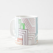Art Deco Lines Koffiemok (Voorkant links)