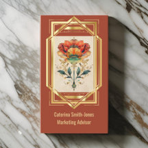 Art Deco look ingelijst Poppy Elegant 