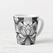 Art Déco Lotus 12oz Mug (Angle droit)