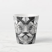 Art Déco Lotus 12oz Mug (Devant)