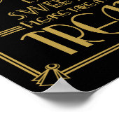 Art Deco Love is lief Print Roaring 20's (Hoek)