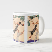 Art Deco Love, The Swing by George Barbier Jumbo Mok (Voorkant rechts)