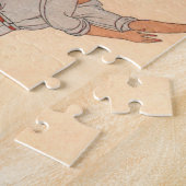  Art Deco Love, The Swing by George Barbier Legpuzzel (Zijkant)