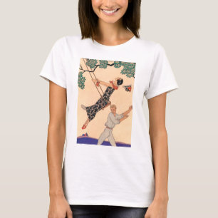 Art Deco Love, The Swing by George Barbier T-shirt