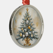 Art Deco Luxe Kerst Gouden Ornamenten Bogen (Rechts)