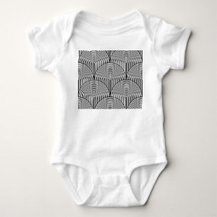 Art Deco, luxe zwart wit. Romper