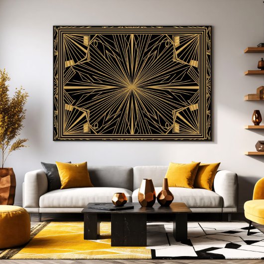Art Déco Luxueux en Or