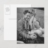 Art Deco | Madern Bohemian | De datum opslaan Aankondigingskaart (Voorkant / Achterkant)