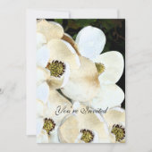 Art Déco Magnolia Ice Wedding Invitations (Devant)