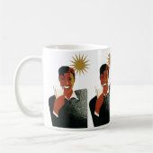  Art Deco Man, koude Drinken in de zomer Koffiemok (Links)