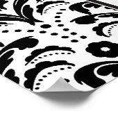 Art Déco Mariage damassé 15 Tableau Sièges (Coin)