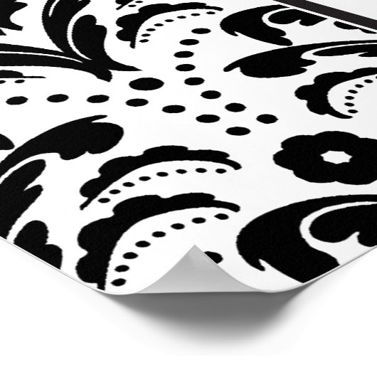 Art Déco Mariage damassé 15 Tableau Sièges (Coin)