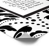 Art Déco Mariage damassé 16 Tableau Sièges (Coin)