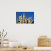 Art Deco Masterpart, het Wrigley-gebouw Poster (Keuken)