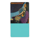 Art Deco Mavis Perfume Advertisement Etiket (Voorkant)