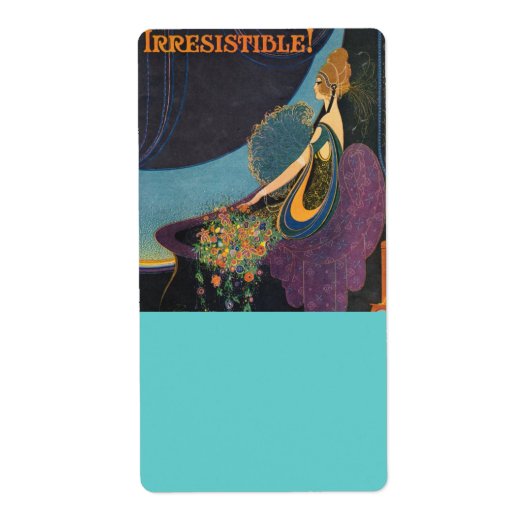 Art Deco Mavis Perfume Advertisement Etiket (Voorkant)