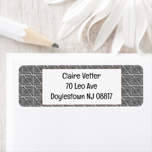 Art Deco Mazes Etiket (Insitu)