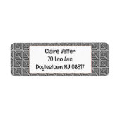 Art Deco Mazes Etiket (Voorkant)