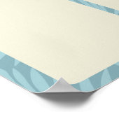 Art deco medewerker van de maand foto display poster (Hoek)