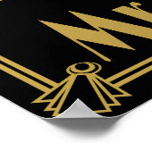 Art Déco Merci Vous déposez des panneaux mariages (Coin)