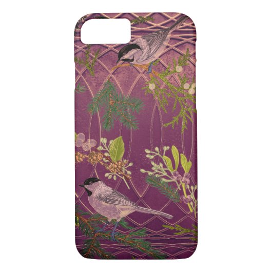 Art Deco met Vogels iPhone / iPad case (Achterkant)