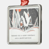  art deco metalen ornament (Links)