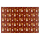 Art Deco Metallic Geometric - Koper en Rust Snijplank (Voorkant)