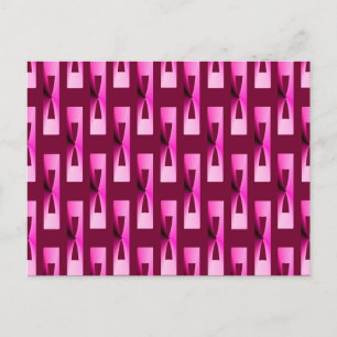 Art Deco Metallic Geometric - Orchid en Paars Briefkaart