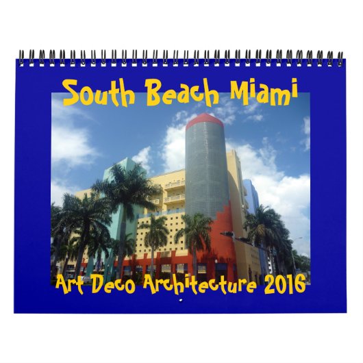 art deco miami 2016 kalender (Hoes)