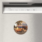 Art Deco Miami Beach Magneet (Insitu (Vaatwasser))