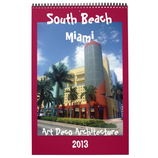 art deco miami kalender 2013 (Hoes)