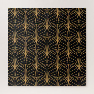Art Deco,  minimalistisch patroon. Legpuzzel