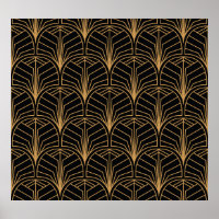Art Deco,  minimalistisch patroon.