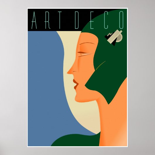 Art. Deco-Mode 01 Poster (Voorkant)