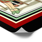 Art Deco Mode Design Poster 16 x 20 (Hoek)