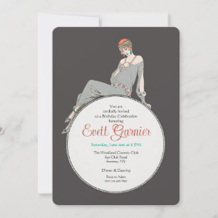 Art Deco Mode Uitnodiging