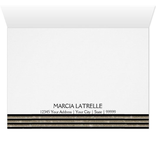 Art Déco Moderne Horizontale Parties scintillant e (Intérieur Horizontal (Bas))