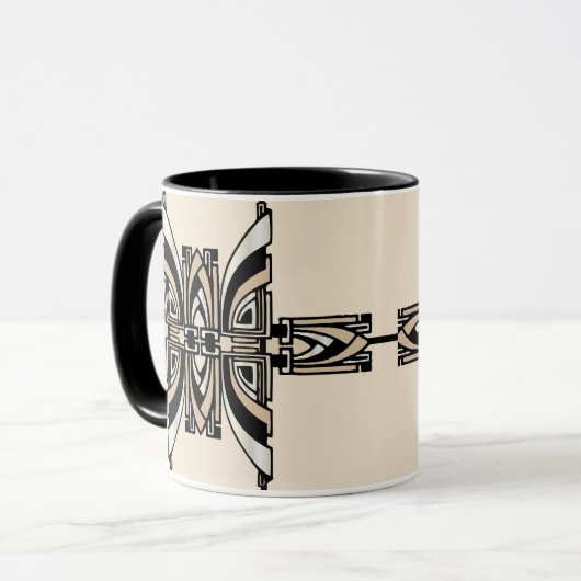 Art Deco Mok (Voorkant links)