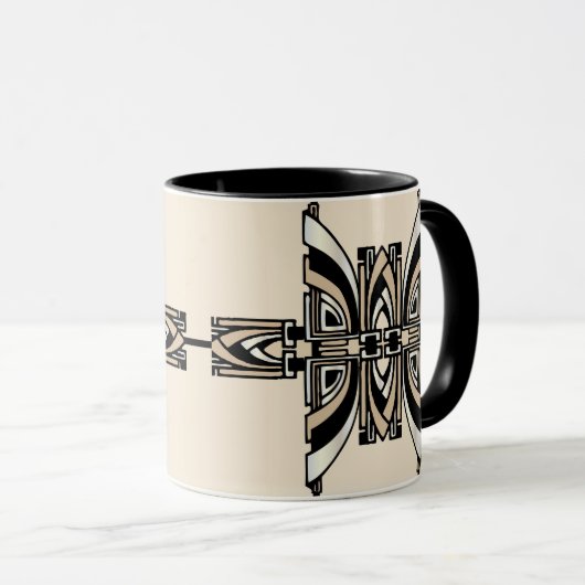 Art Deco Mok (Voorkant rechts)