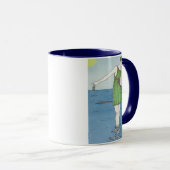 Art Deco-Mok Mok (Voorkant rechts)