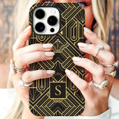 Art Deco Monogram Case-Mate iPhone Case