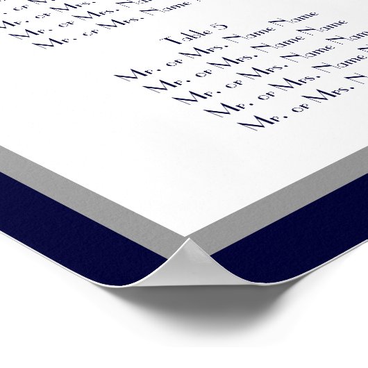 Art Deco Monogram Wedding 150 Gast Seating Chart Poster