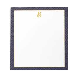 Art Deco Monogrammed Notitieblok