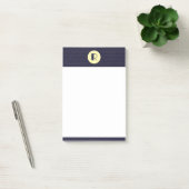 Art Deco Monogrammed Post-it® Notes (Kantoor)