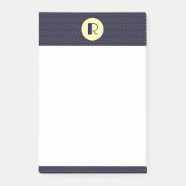 Art Deco Monogrammed Post-it® Notes