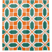 Art Deco Mosaic Douchegordijn (Voorkant)