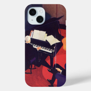 Art Deco Music Lounge Piano Player Pianist