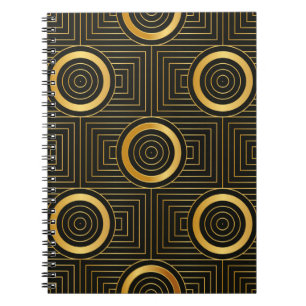 Art Deco naadloos  behang Notitieboek